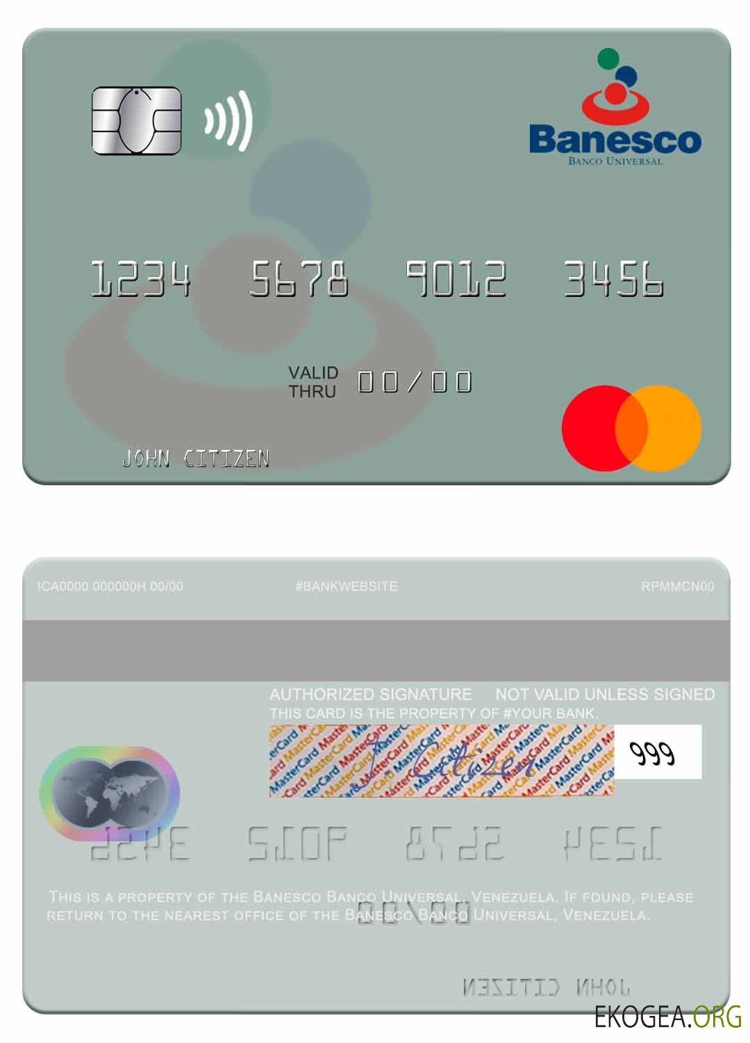 Venezuela Banesco Banco Universal mastercard 1